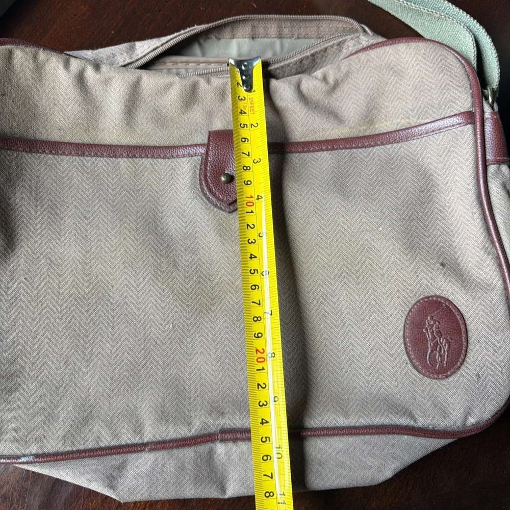 Lot 2 VTG Ralph Lauren Polo Travel Bags Duffel Carry On Repair Repurpose AS iS